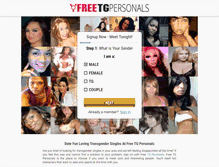 Tablet Screenshot of freetgpersonals.com